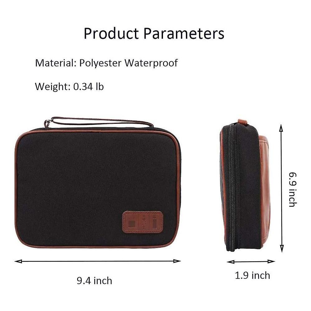 Organizzatore Elettronico &ndash; Borsa Portaoggetti Elettronica Per Cavi Da Viaggio | Borsa Portatile Per Tecnici &ndash; Organizer Per Cavi USB, Custodia Per Auricolari, Custodia Protettiva