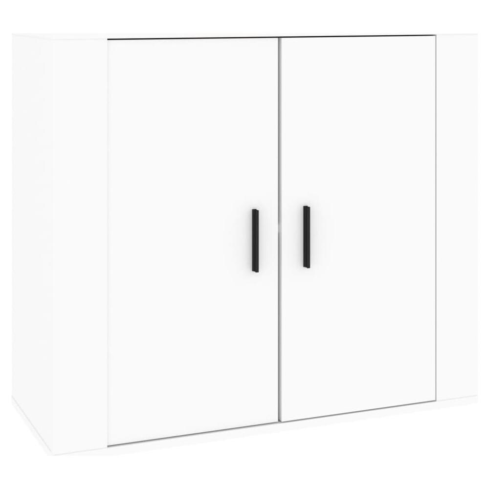 Credenza Bianca 80x33x70 Cm In Legno Multistrato - Foto 2