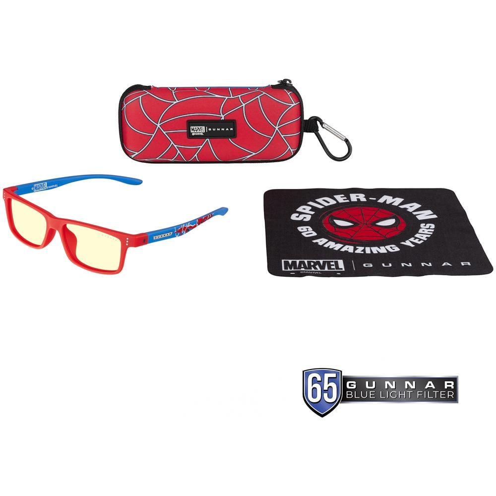 Occhiali Videogiochi E Computer | Cruz Kids Small (age 12+) | Colore Del Cornice: Spider-man, Tinta De Lenti: Ambra (blocca 65% Luce Blu E 100% Uv Luce) | Luce Blu Bloccanti | Lente Brevettata - Foto 1