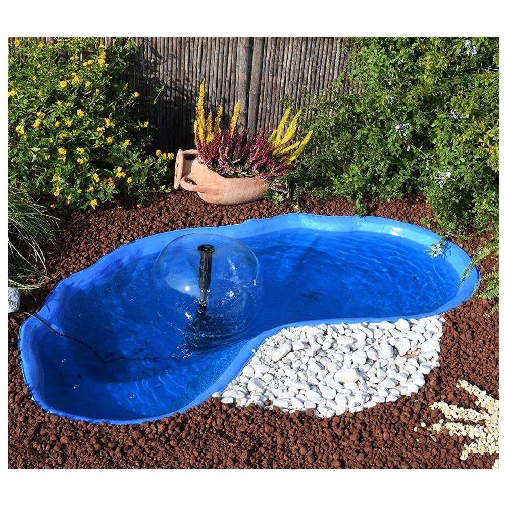 Laghetto Preformato Tovel 500 Lt Nero - Per Giardino, Piante Acquatiche, Pesci E Ninfee - Foto 4