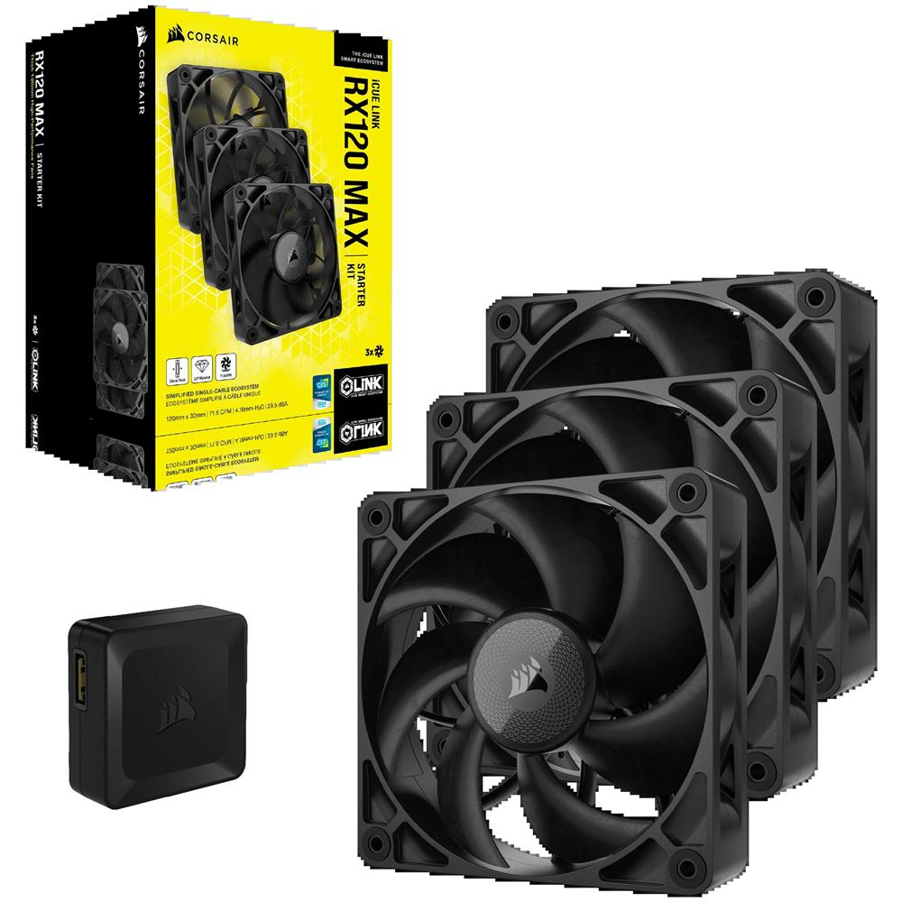 Ventola RX120 MAX RGB 120mm 2000 RPM Nero - Foto 3