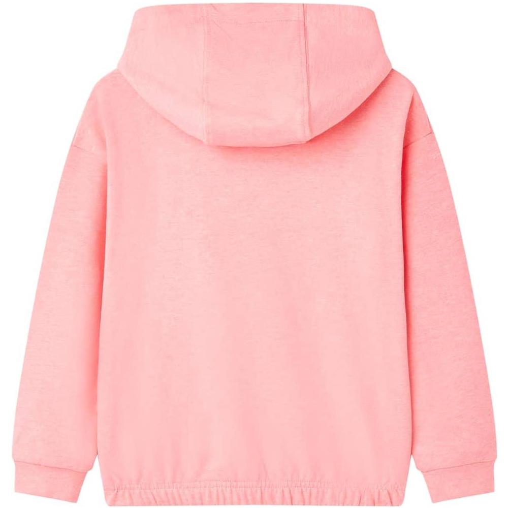 Felpa con Cappuccio da Bambina Rosa Brillante 128 - Foto 2