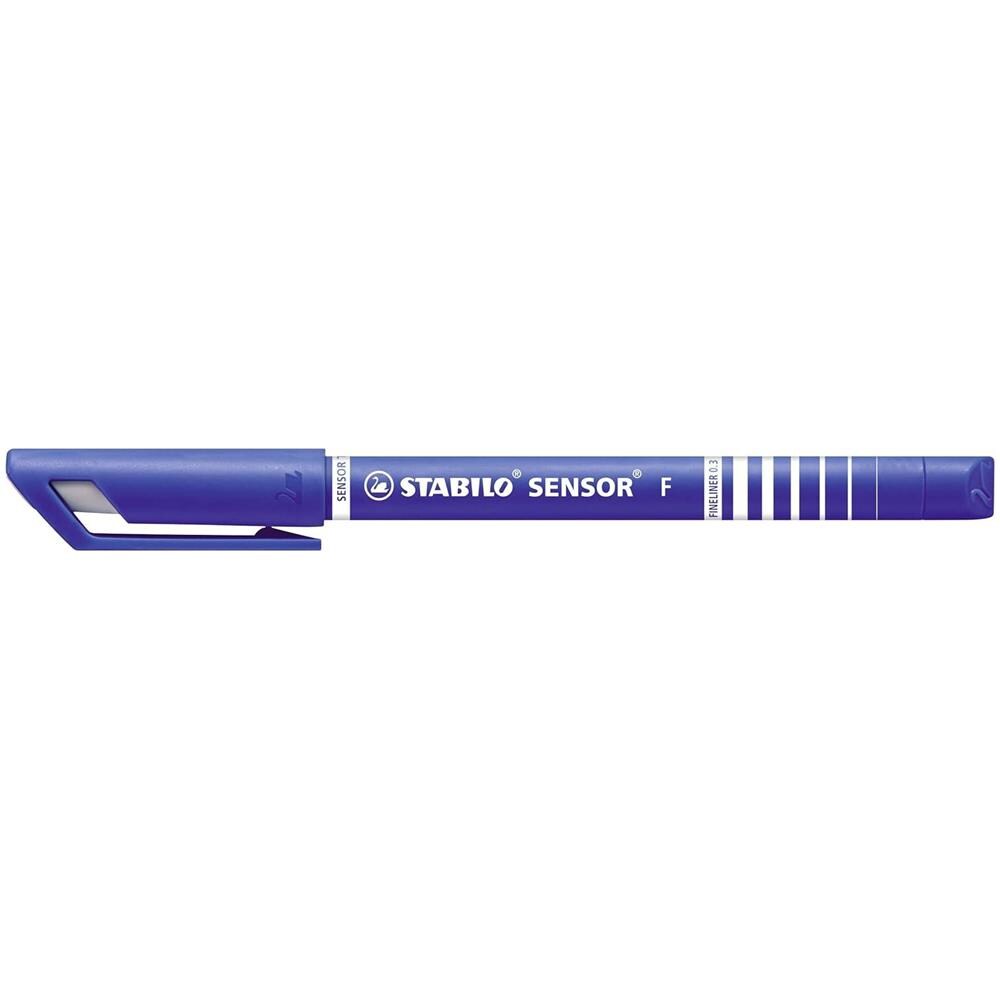 SENSOR F - Fineliner con punta ammortizzata - Tratto Fine (0,3 mm) - Pack da 1 - Blu - Foto 2