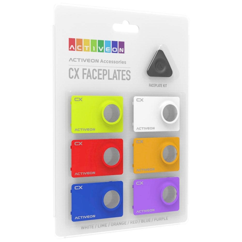 Cover Kit per Action Cam CX colori Blu / Lime / Rosso / Viola / Arancione / Bianco - Foto 1