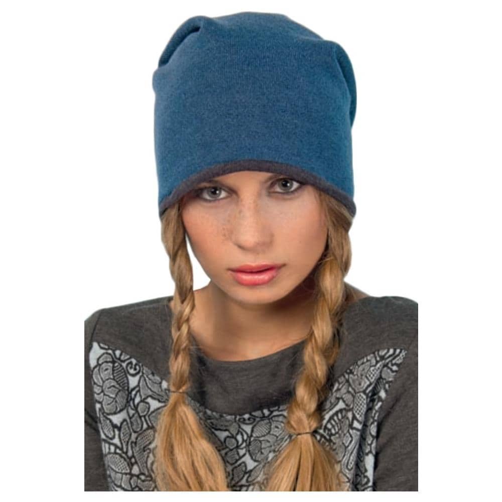 Berretto Unisex Jeans Unica Azzurro Grigio - Foto 1