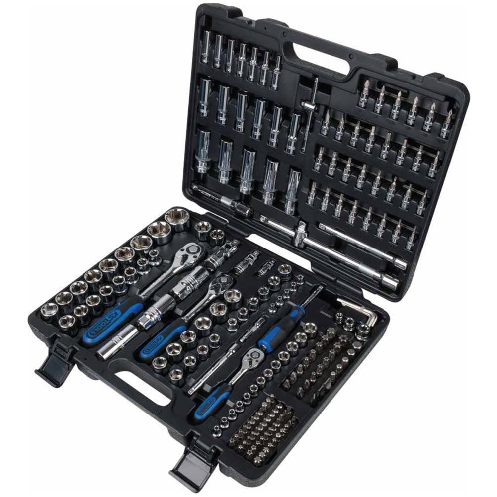 Chromeplus 195pz Set Chiave Cricchetto Punte Bussole 918.0795 - Foto 1