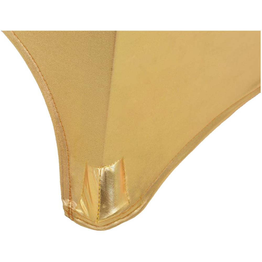 Copertura Elastica Per Tavolo 2 Pz 60 Cm Oro - Foto 4