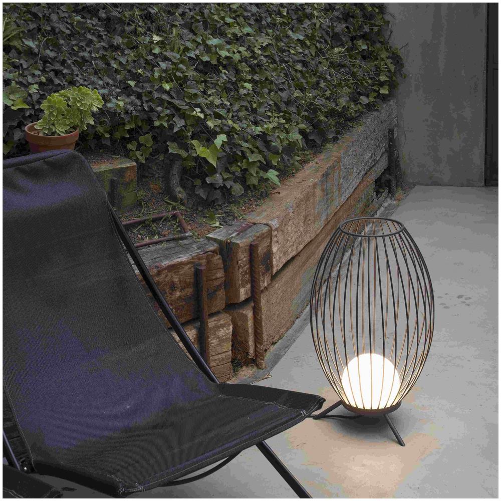 Cage Led, Lampada Portatile Grigio Scuro, Faro Barcellona - Foto 2