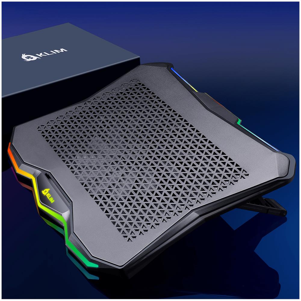 Rainbow Base Di Raffreddamento Rgb Per Pc Portatili Da 11"" A 17 "" + Alimentata Usb + Supporto Di Raffreddamento Per Laptop Da Gaming + Stabile E Robusto + Ampia Compatibilità - Foto 7