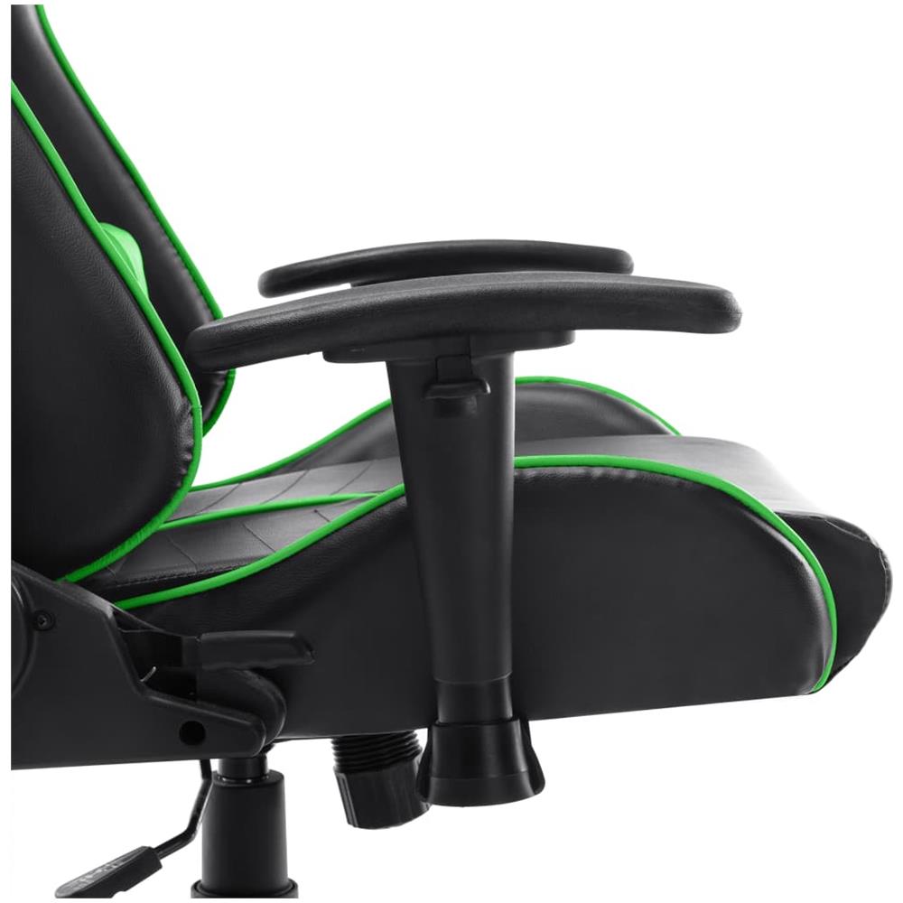 Sedia da Gaming Nera e Verde in Similpelle - Foto 8