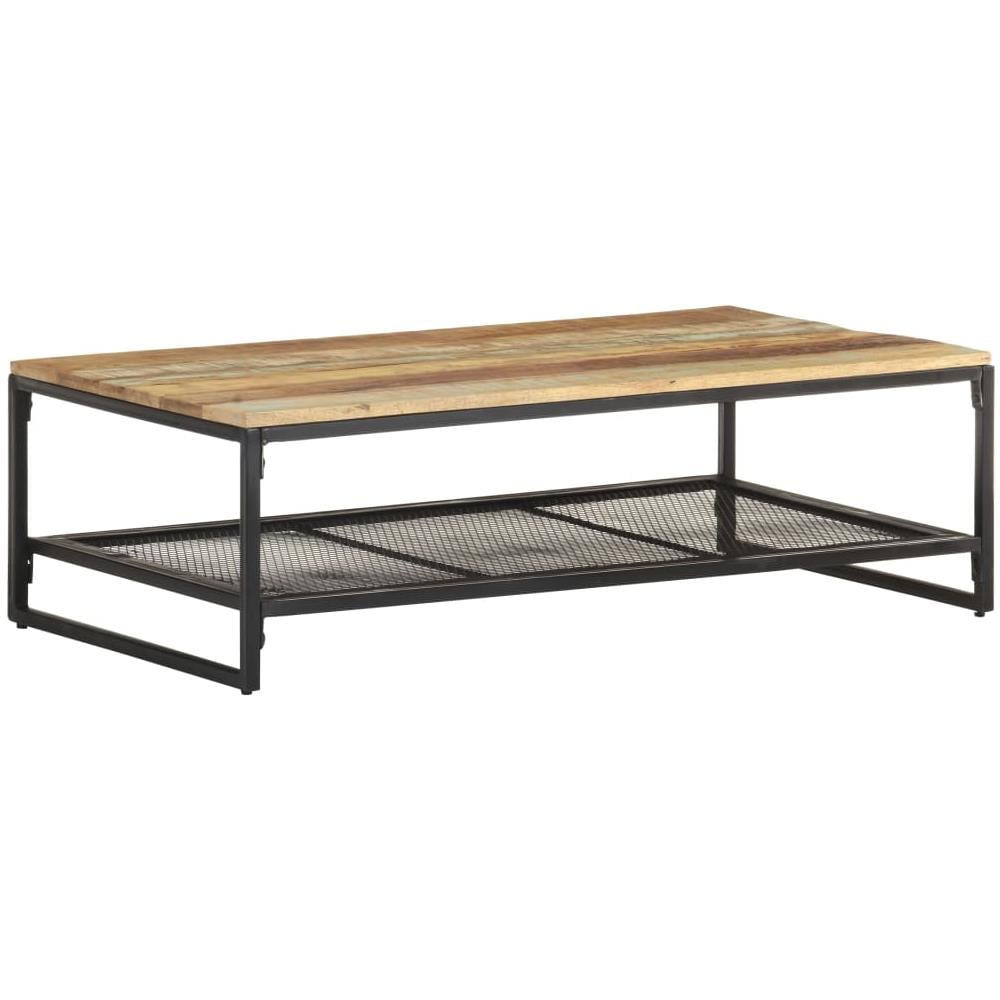 Tavolino Da Caff 110x60x35 Cm In Legno Massello Di Recupero - Foto 1
