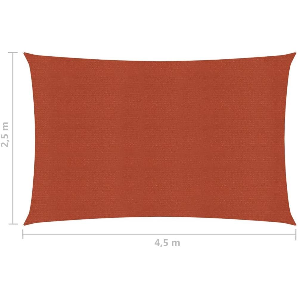 Vela Parasole 160 G / m Terracotta 2,5x4,5 M In Hdpe - Foto 6