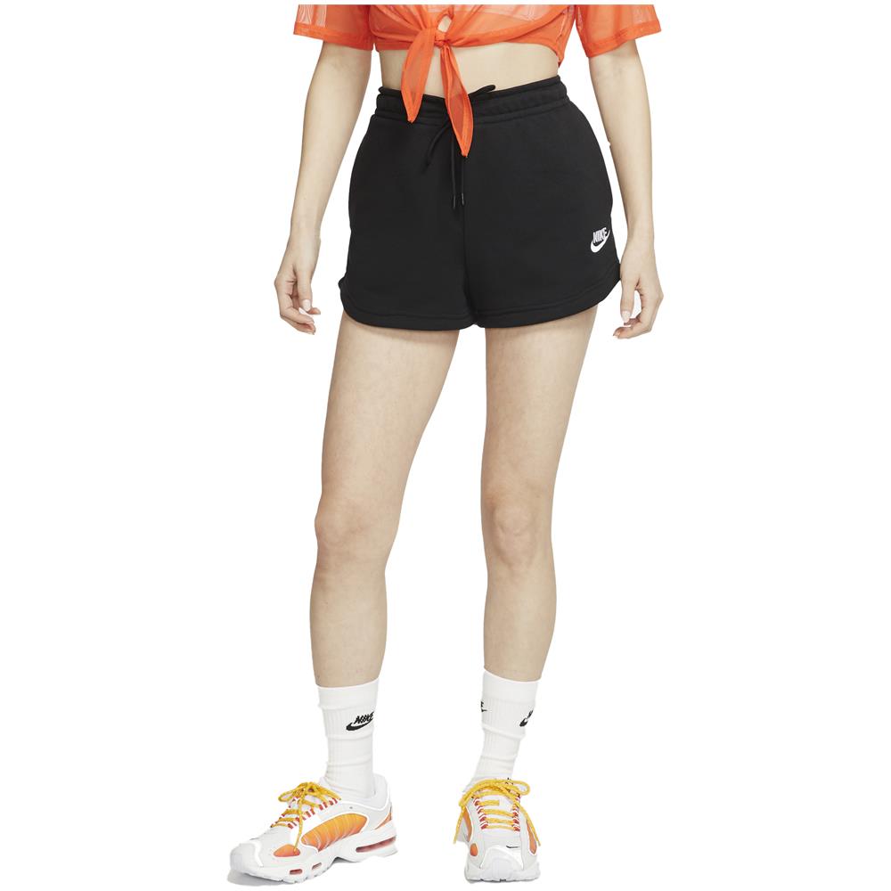 Shorts Da Donna Essential French Terry Nero Taglia Xs Codice Cj2158-010 - Foto 1