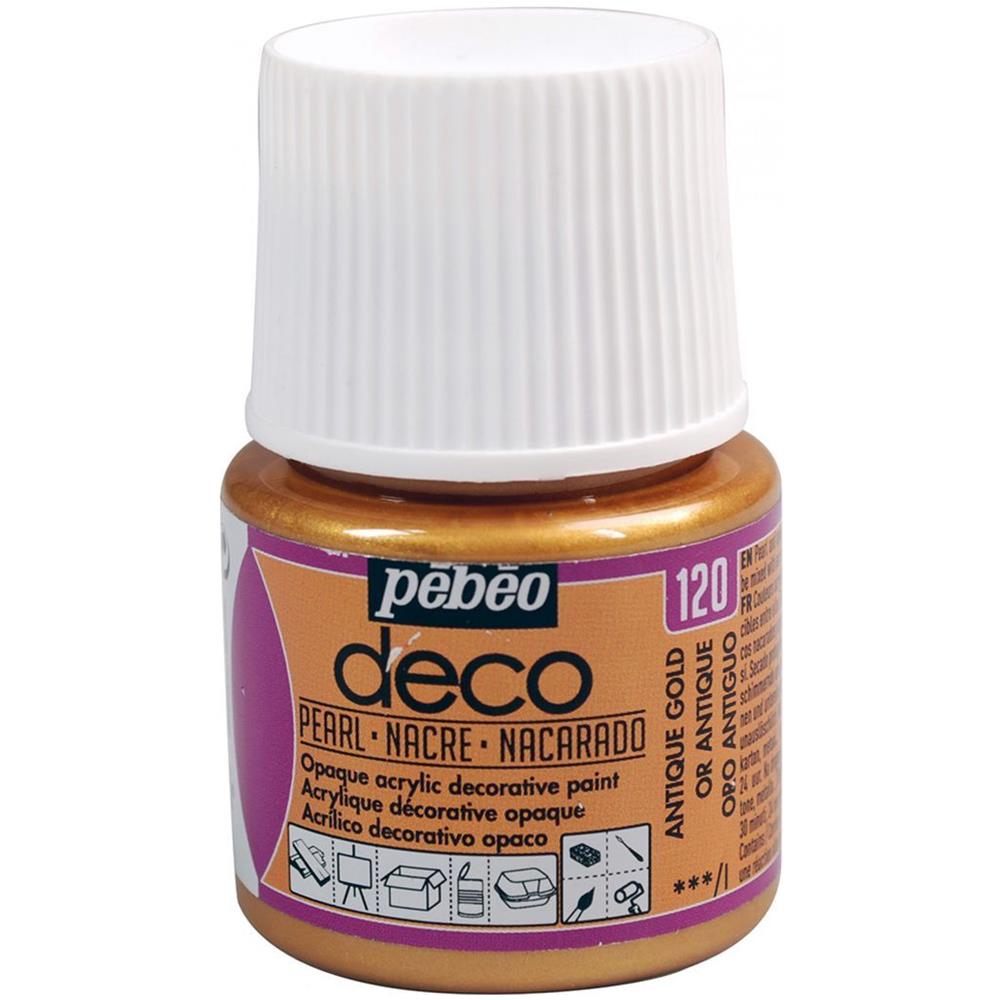 Pittura Acrilica Opaca Perlata - Oro Antico - 45 Ml - Foto 1
