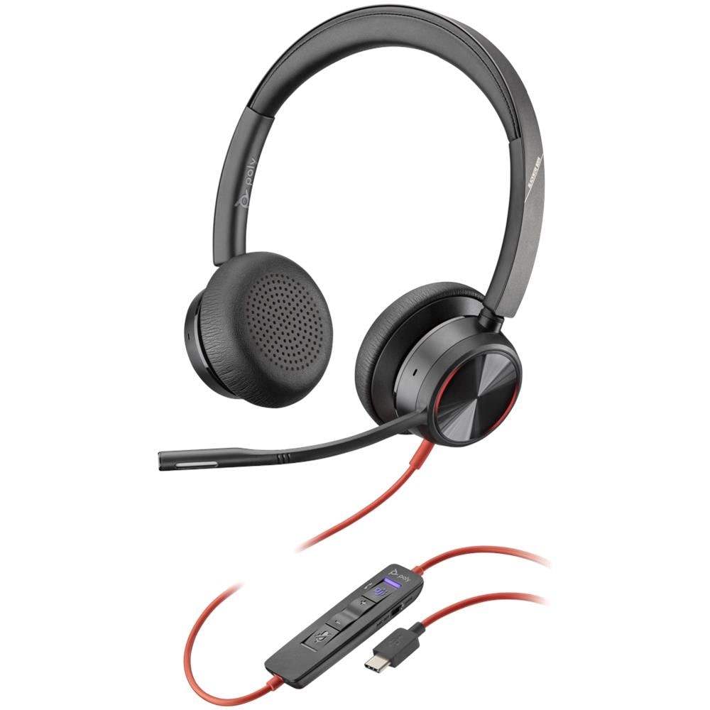 Blackwire 8225 Auricolare Cablato A Padiglione Ufficio USB tipo-C Nero - Foto 1
