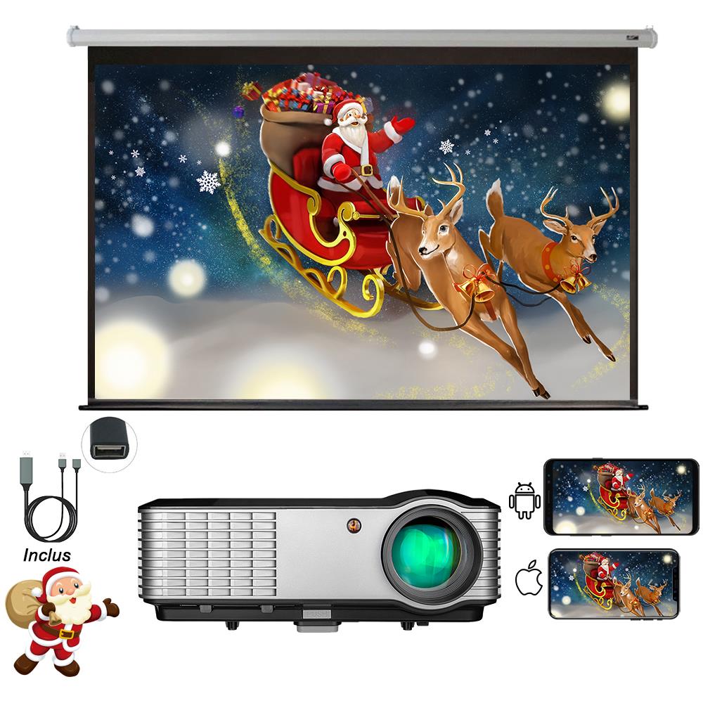 Videoproiettore F1 LED 5000 ANSI lumen Full HD 1920 x 1080 Pixel Colore Nero / Grigio - Foto 2