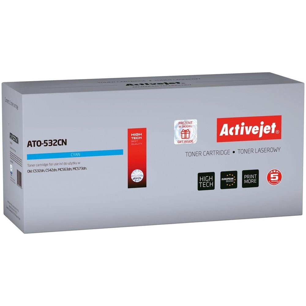 TONER COMPATIBILE -  Activejet Ato-b831yn (sostituzione Per Oki 45862814; Supreme; 10000 Pagine; Giallo) - Foto 1