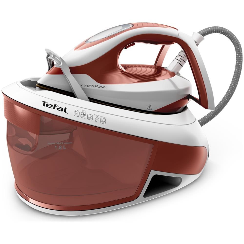 Express Power SV8110 2800 W 1,8 L Durilium AirGlide Autoclean soleplate Rosso, Bianco - Foto 1