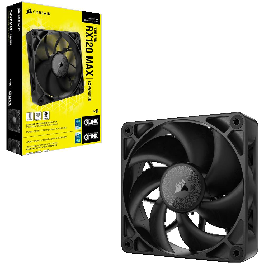 Ventola RX120 MAX RGB 120mm 2000 RPM Nero - Foto 3