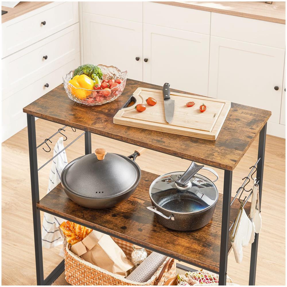 Mobile da cucina, isola, stile rustico marrone loft per cucina - Foto 10