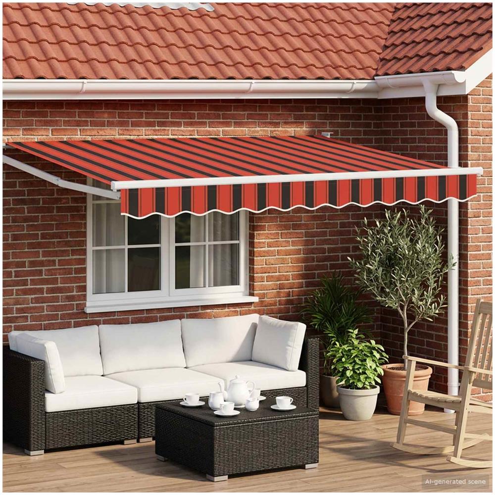Tenda retrattile manuale con LED 3,5 x 2,5 m - Foto 2