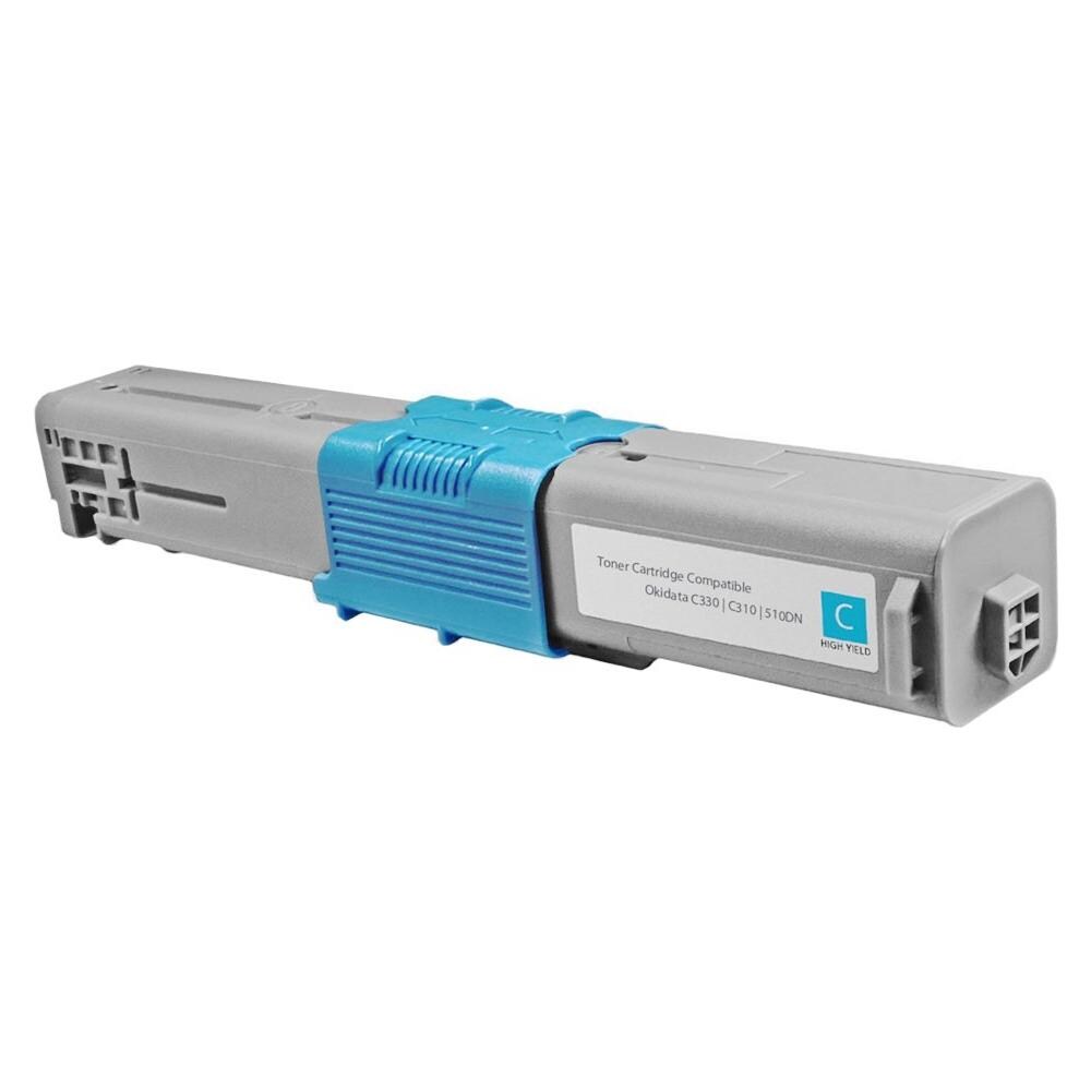 TONER COMPATIBILE -  C310 Ciano Per Oki C310 C530 C330 Mc351 Mc561 44469706 2.000 Pagine - Foto 1