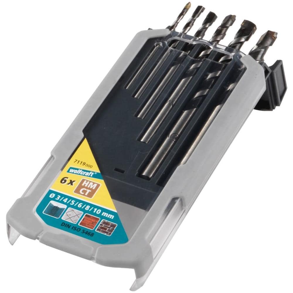 Set Punte Perforatrici 6 Pz Professional 3-10 Mm 7119000 - Foto 1