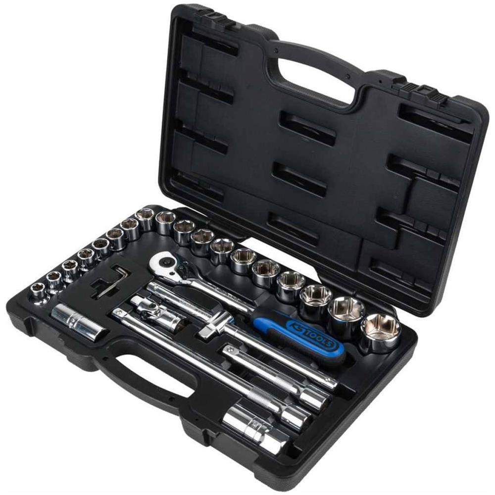 Chromeplus 28 Pz Set Chiave Cricchetto Punte Bussole 918.0728 - Foto 1