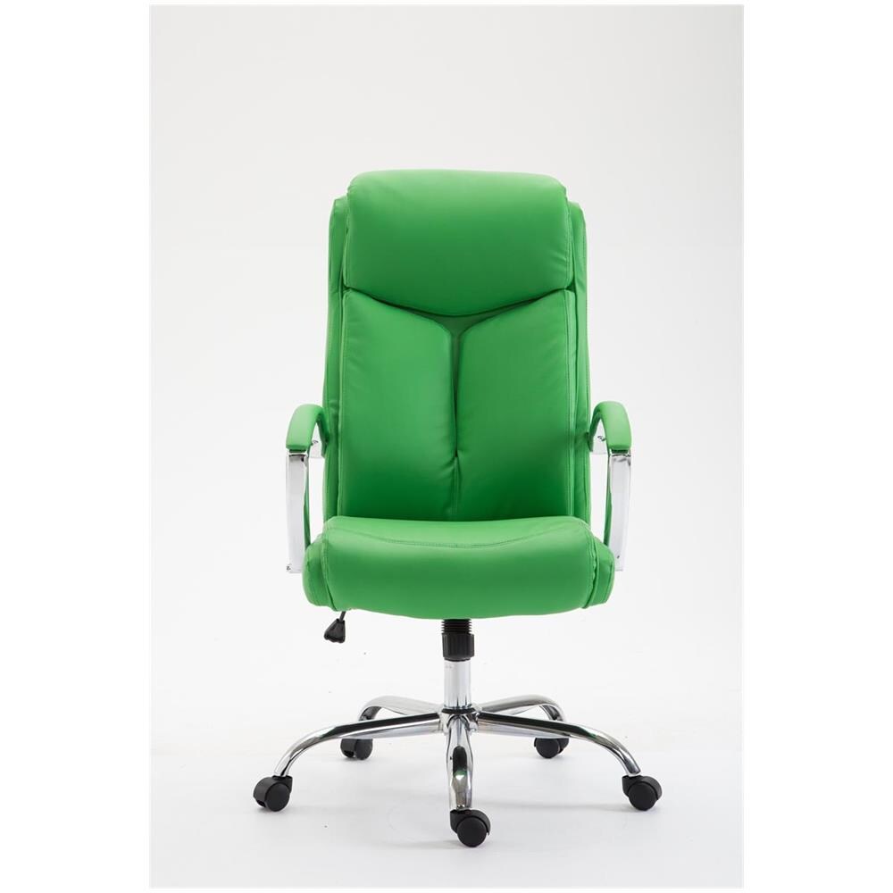 Sedia Ufficio Vaud XL in Similpelle I Poltrona Ergonomica Girevole con Alto Schienale E Braccioli I Poltrona Studio Portata Max 140 kg Verde - Foto 2