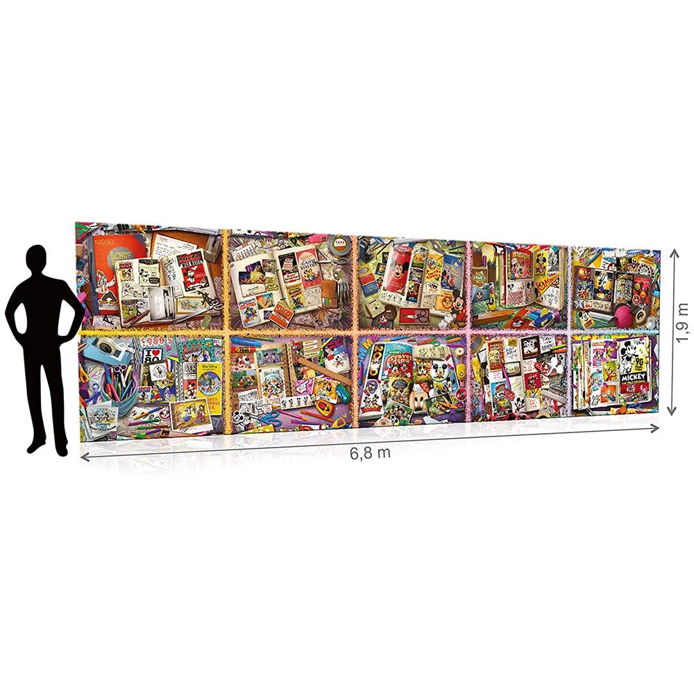 Puzzle Tanti auguri Mickey Mouse 40.320 pz 680 x 192 cm - Foto 3
