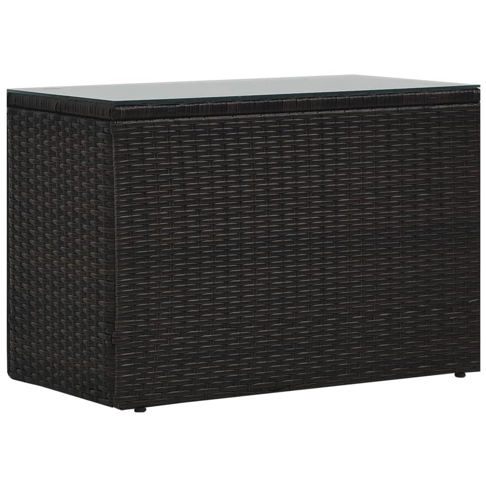 Set Divani Da Giardino 5 Pz Con Cuscini In Polyrattan Marrone - Foto 9