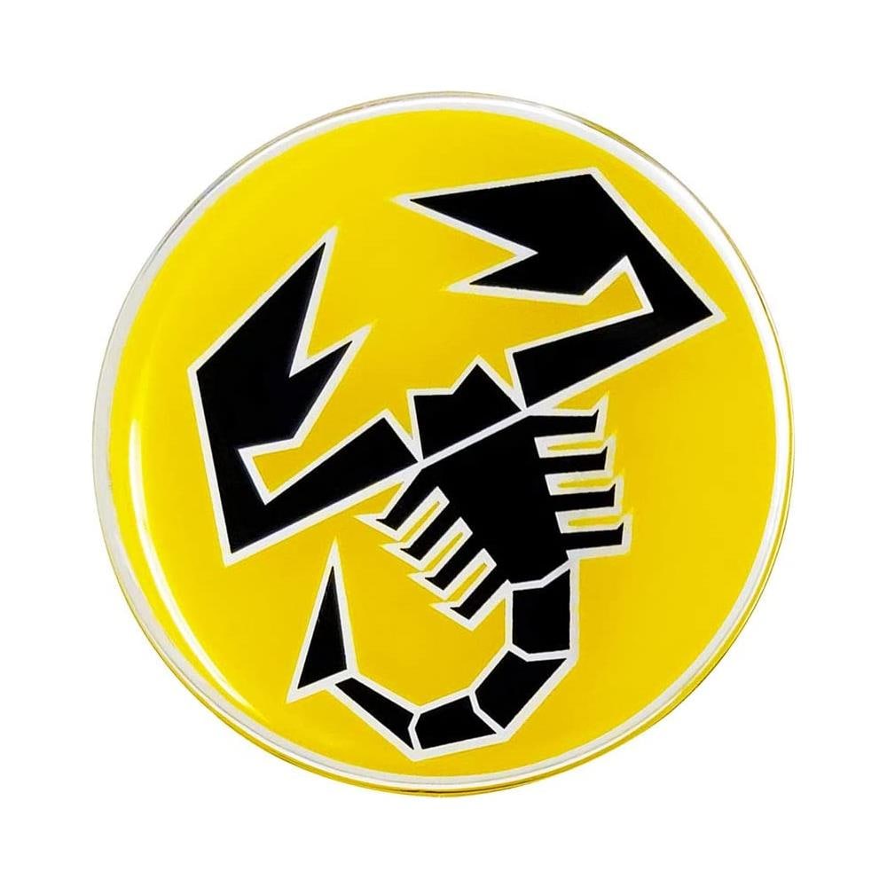 Adesivo 3d Ufficiale Scorpione, Giallo, Diametro 60 Mm - Foto 1
