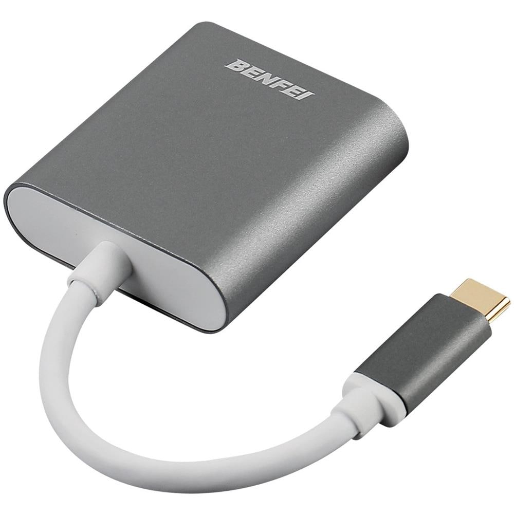 Usb C A Dvi Usb Type-c A Dvi Thunderbolt 3 Compatibile Per Macbook Pro 20182017 Macbook Air Ipad Pro 2018 Samsung Galaxy S10 S9 Superficie Book 2 E Di Pi - Grey - Foto 2
