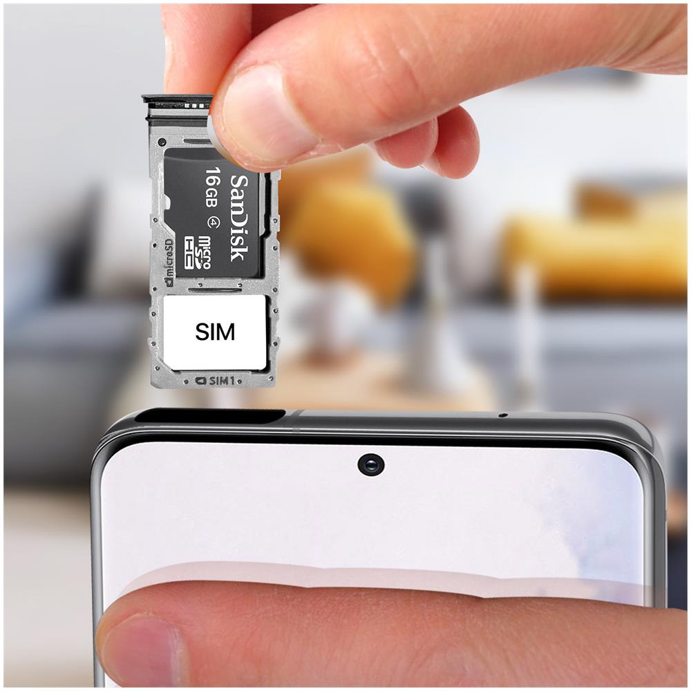 Slot Di Ricambio Scheda Sim Samsung S20 1x Nano Sim E 1x Micro Sd Nero - Foto 2