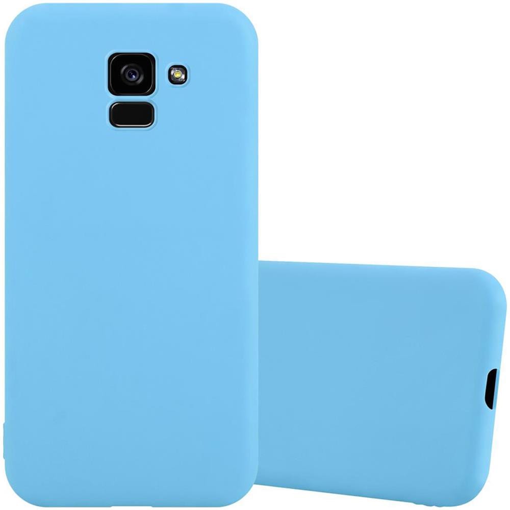Custodia Compatibile Con Samsung Galaxy A5 2018 In Candy Blu - Coperchio Protettivo In Silicone Tpu Flessibile - Foto 1