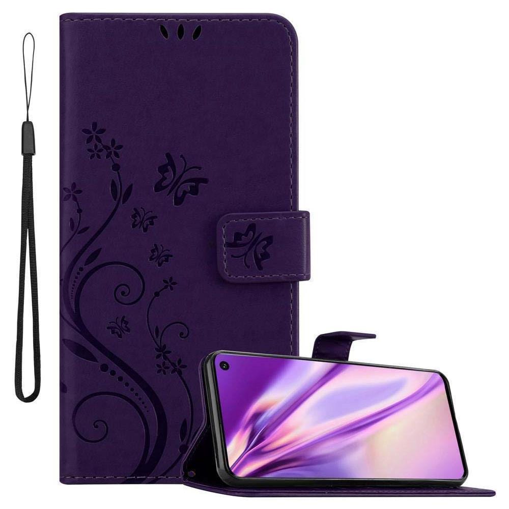 Custodia Compatibile Con Samsung Galaxy S10 5g In Lilla Scuro Fiore - Coperchio Protettivo In Design Floreale Con Chiusura Magnetica, Funzione Stand E Slot Per Carte - Foto 1