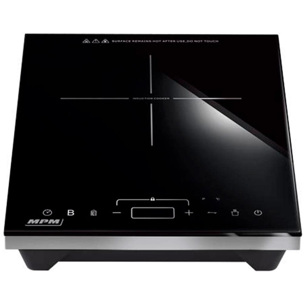 Mpm Mke-14 Piastra A Induzione Portatile, Touch Control, Temperatura Regolabile 60 A 240°c 1800w Nero - Foto 1