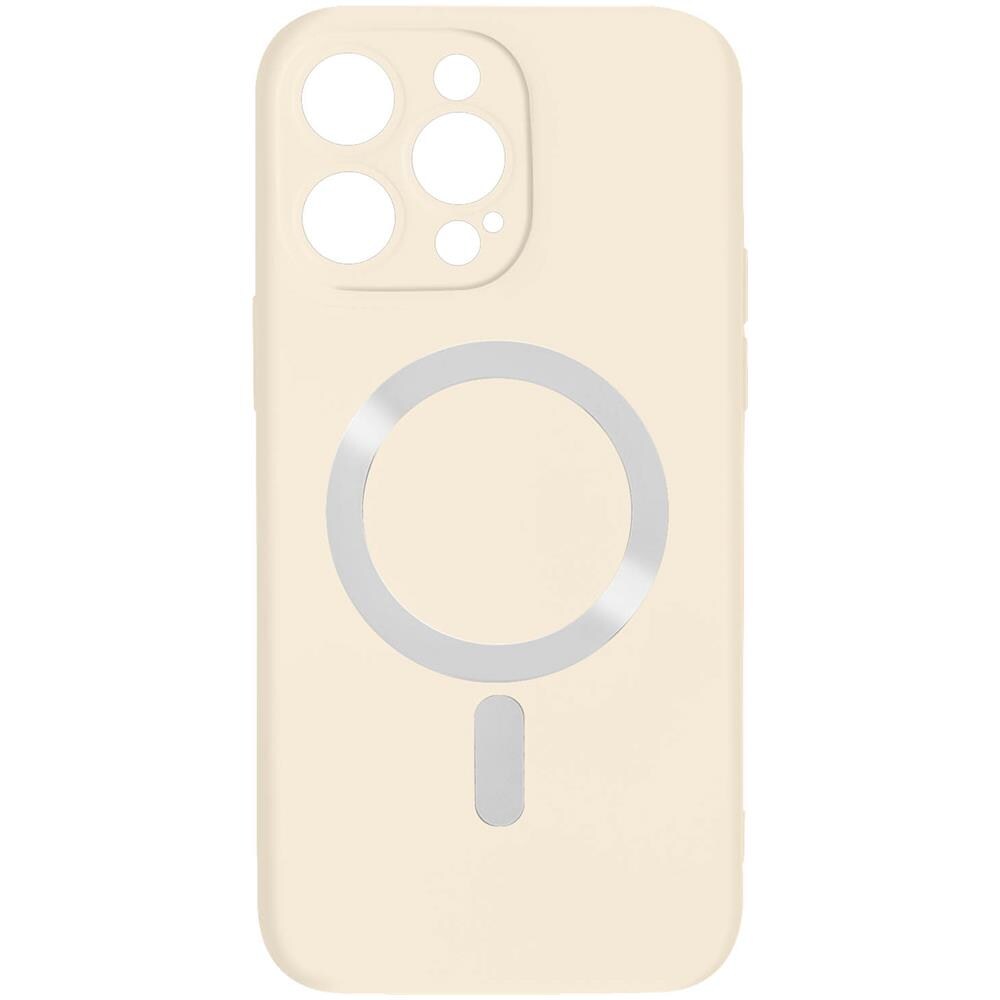 Cover Iphone 14 Pro Compatibile Magsafe Semi-rigida Soft-touch Bianca - Foto 1