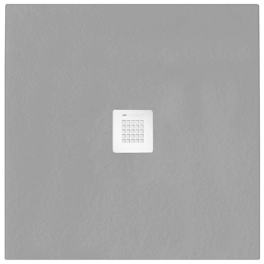 Piatto Doccia Serenity Quadrato Grigio 7037 - 90x90 Cm - Foto 5