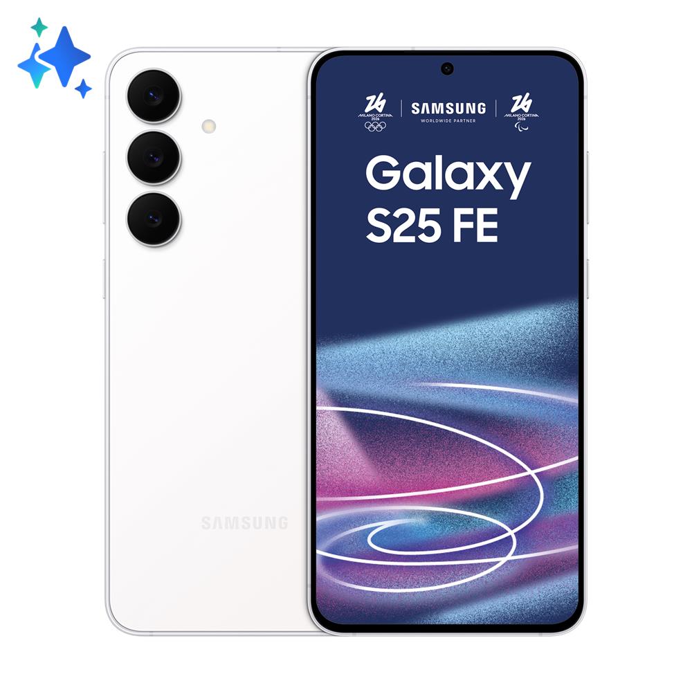 Galaxy S25 FE 5G 512GB 8GB Ram AI Display 6.7" Dynamic AMOLED 2X Main Camera 50MP DualSim: nanoSim+eSim USB tipo-C Androd 16 Exynos 2400 4900mAh White Europa - Foto 1