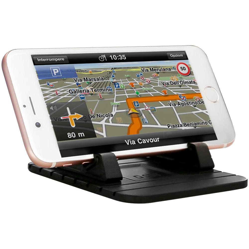 Supporto Antiscivolo da Cruscotto o Scrivania per Smartphone Colore Nero - Foto 3
