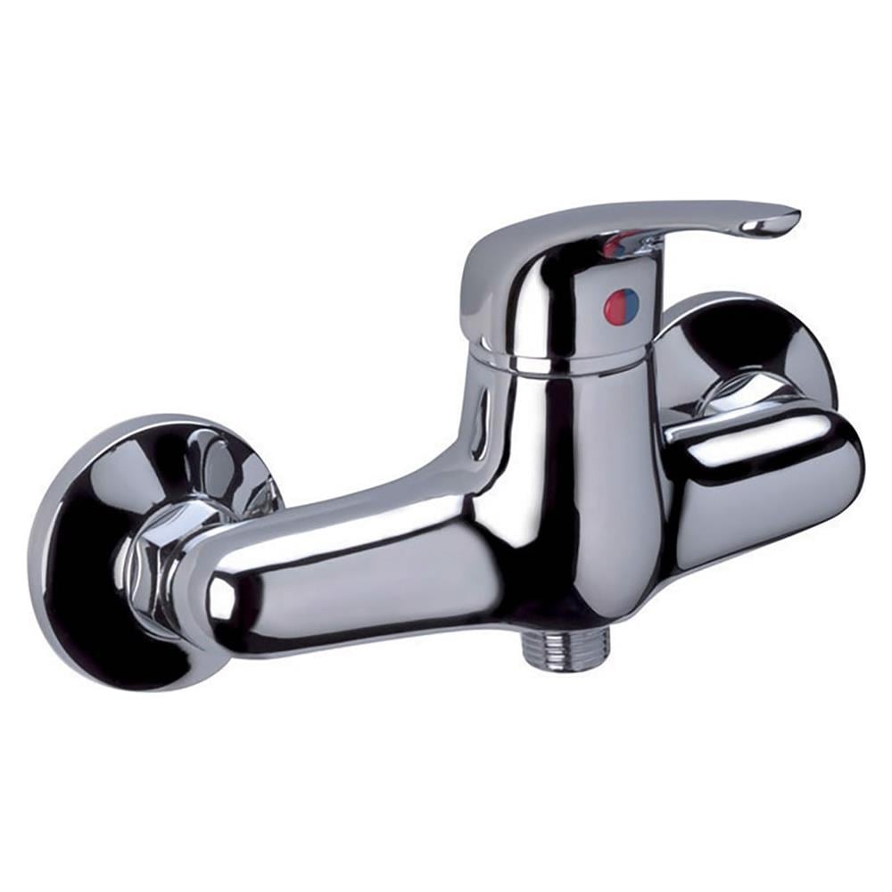 Miscelatore Monocomando Esterno Doccia Europa In Ottone Colore Cromato Bagno - Foto 2