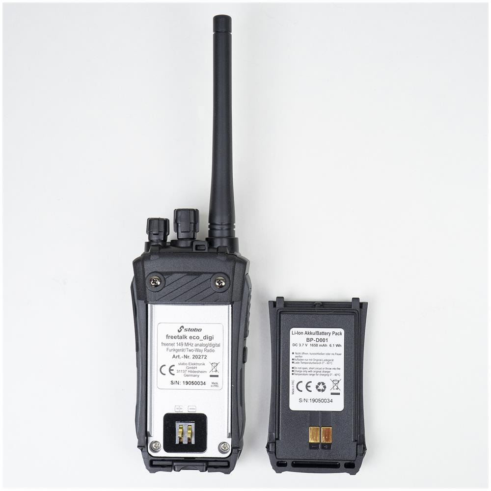 Freetalk Digi 8 Box 0.5w 8ch Stazione Radio Portatile E Analogica Digitale Pmr, 38ctcss, 83dcs 600mah Set 2 Pezzi 20283 - Foto 6