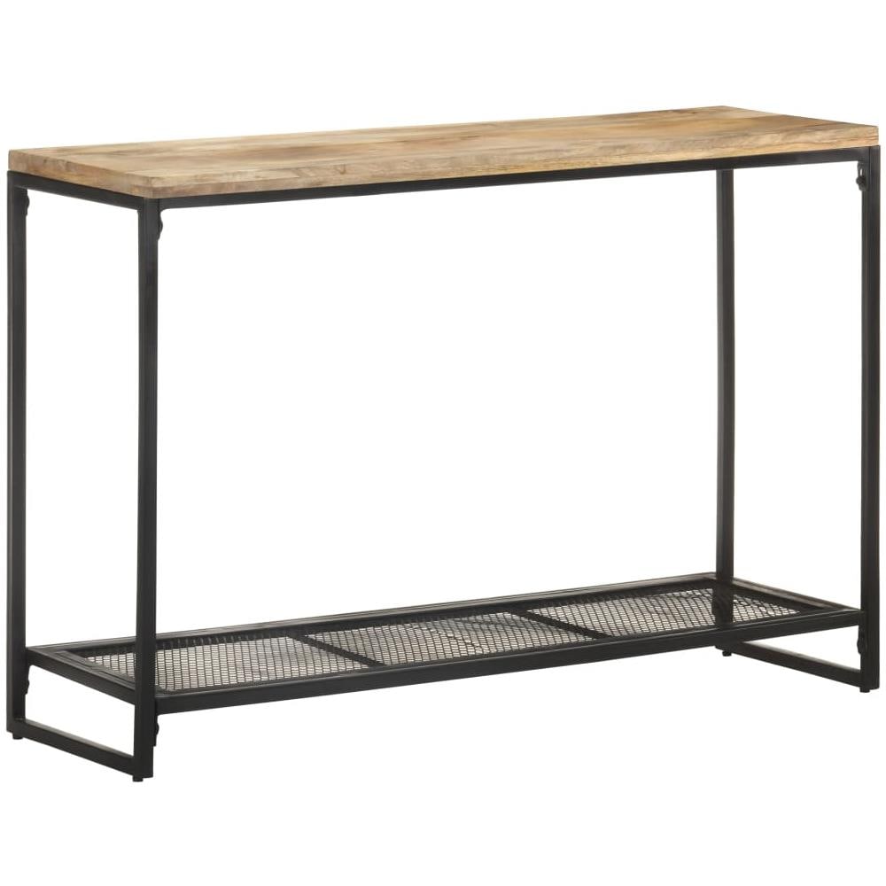 Tavolo Consolle 110x35x75 Cm In Legno Massello Di Mango - Foto 1