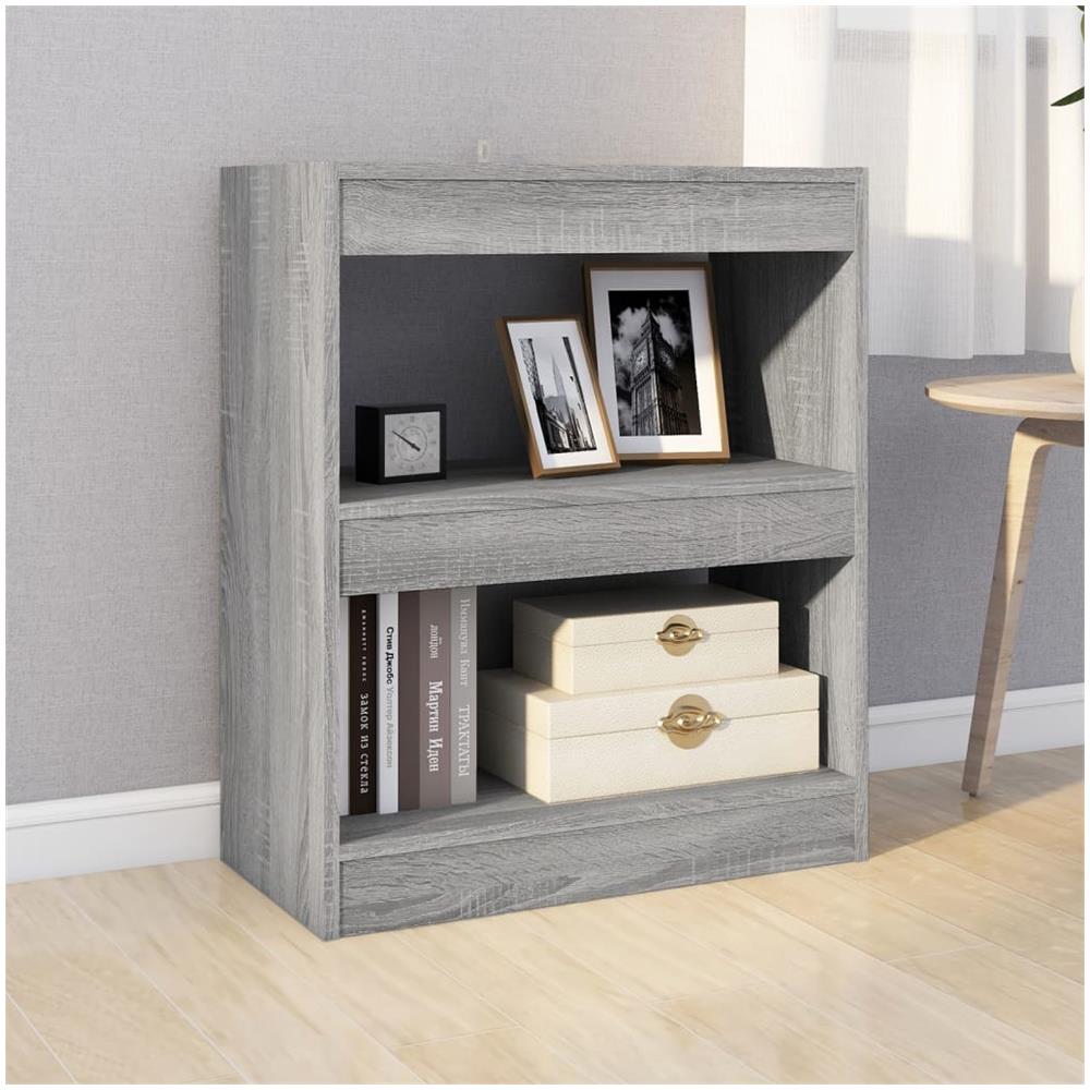 Libreria / divisorio Grigio Sonoma 60x30x72 Cm - Foto 3
