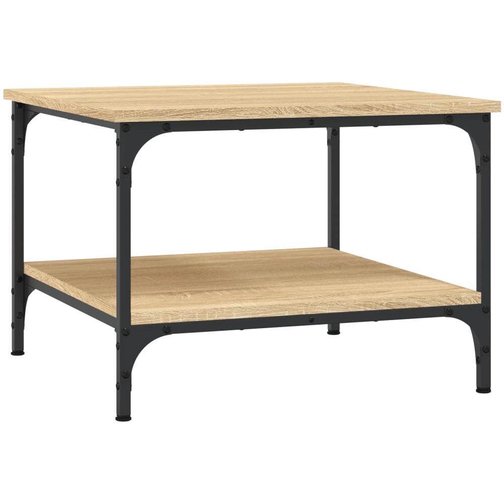 Tavolino Da Salotto Rovere Sonoma 55x55x40 Cm Legno Multistrato - Foto 2
