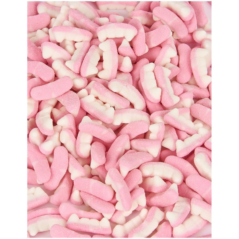 1 Kg Di Caramelle Haribo A Forma Di Denti Da Vampiro Taglia Unica - Foto 1