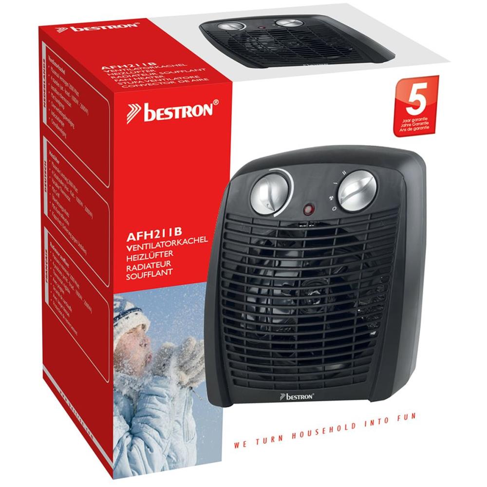 Termoventilatore 2000 W Nero Afh211b - Foto 3