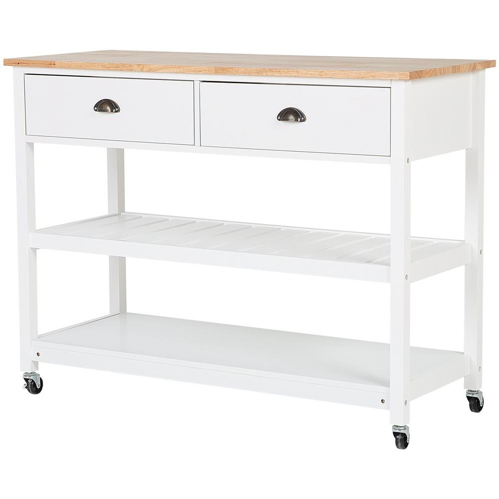 Carrello Da Cucina Navarino Bianco - Foto 1