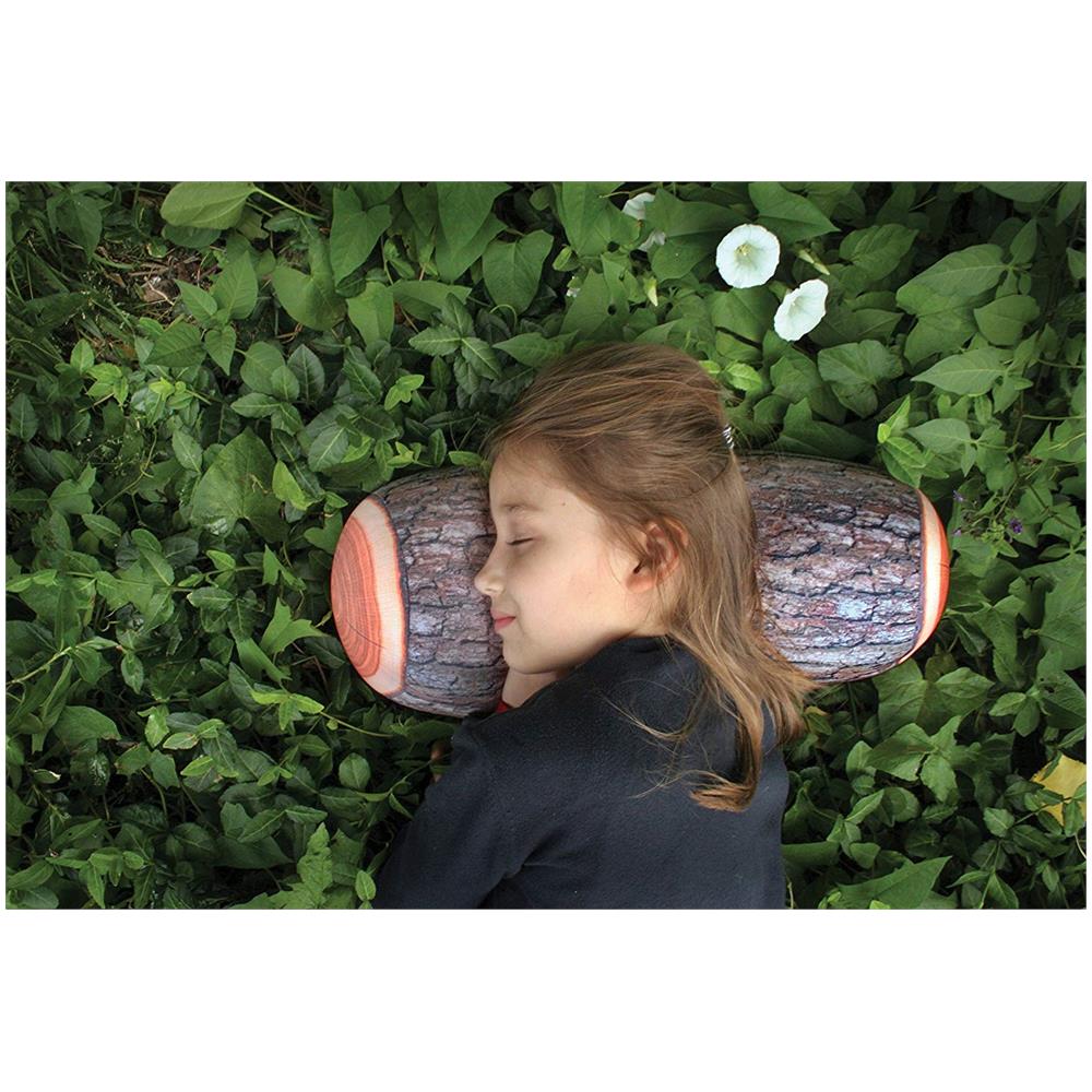 Cuscino Tronco, Spandex, Marrone, 36x21x13 Cm - Foto 2